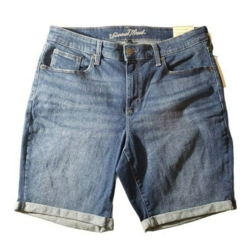 Universal Thread Plus Size Mid-Rise Bermuda Jeans